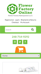 Mobile Screenshot of flowerfactoryonline.com